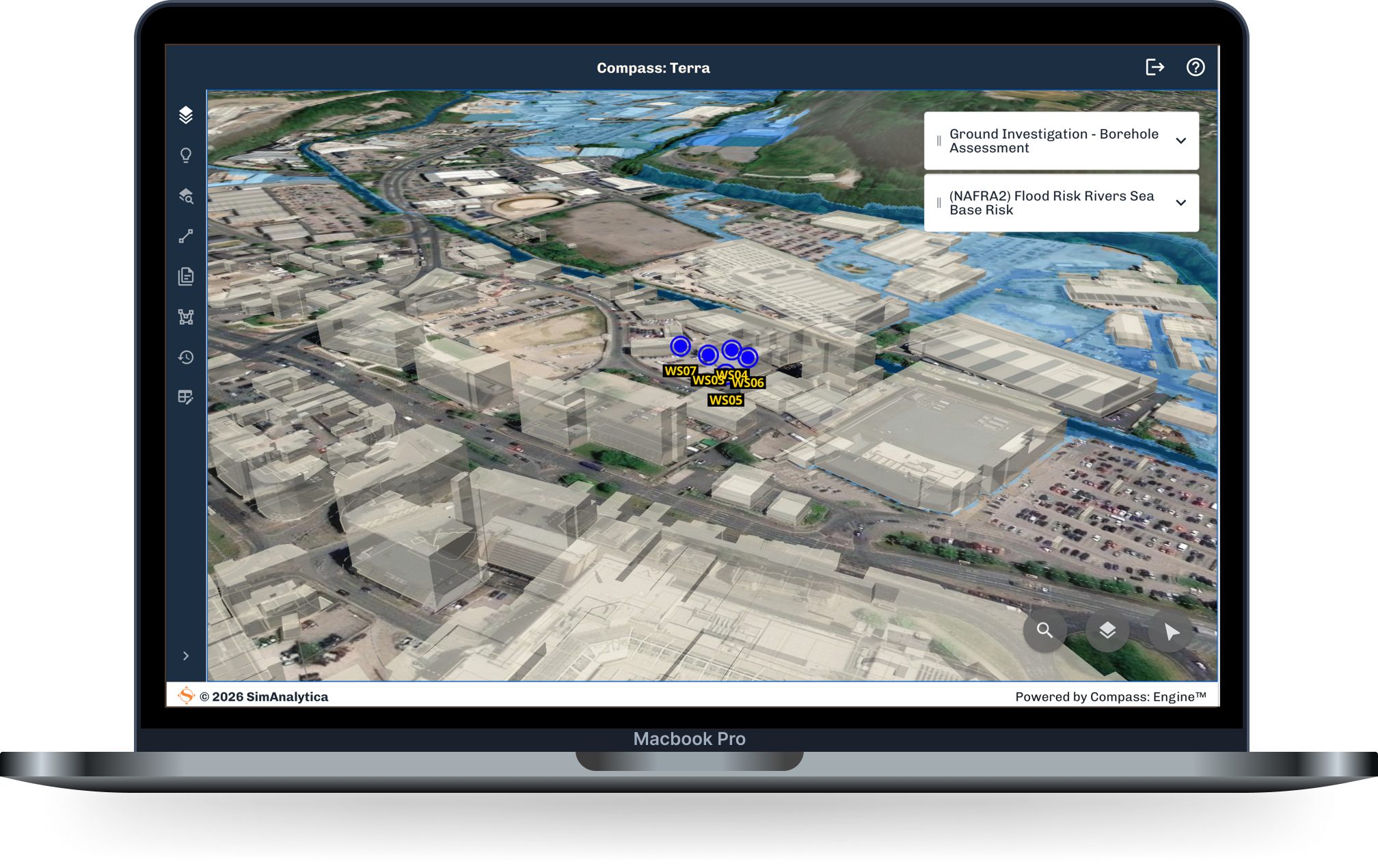 Compass: Terra on MacBook