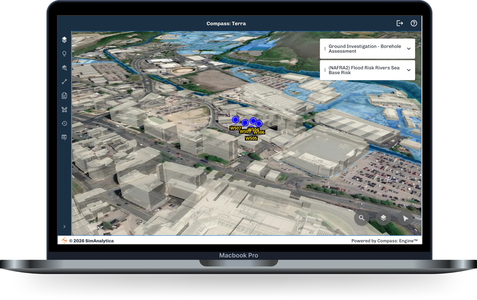 Compass: Terra on MacBook